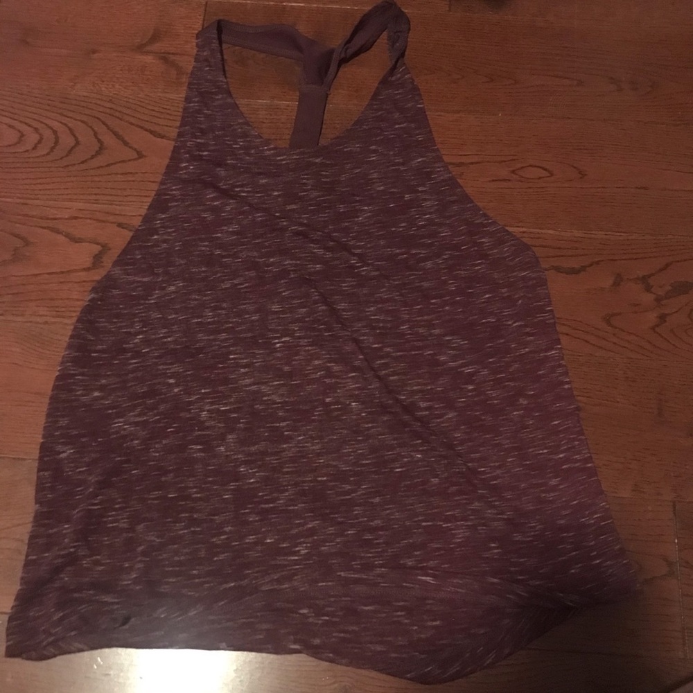 Forever 21 plum heather workout tank top
